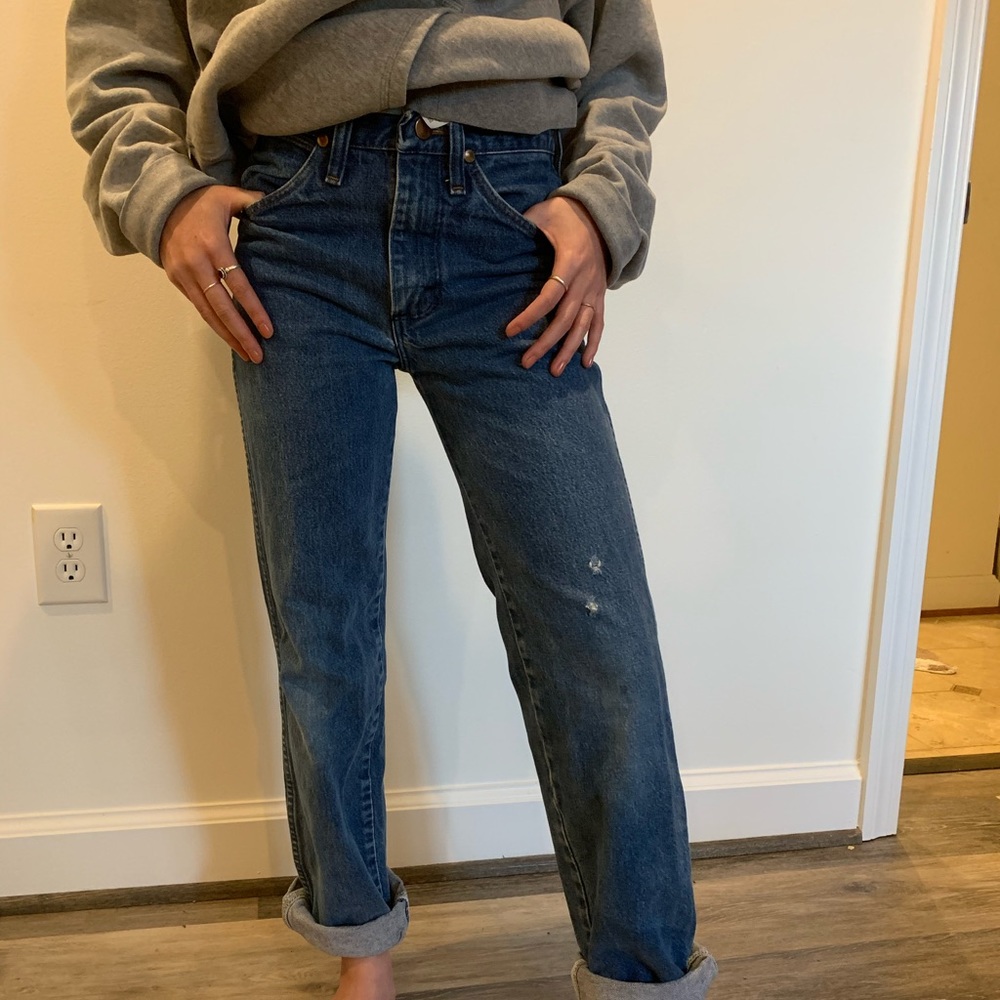Vintage Wrangler Jeans With Patches